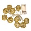 Светодиодная гирлянда Perfeo Шар 1" , 10 LED, металл, 1.5 м, 2хАА (PF_A4913)"