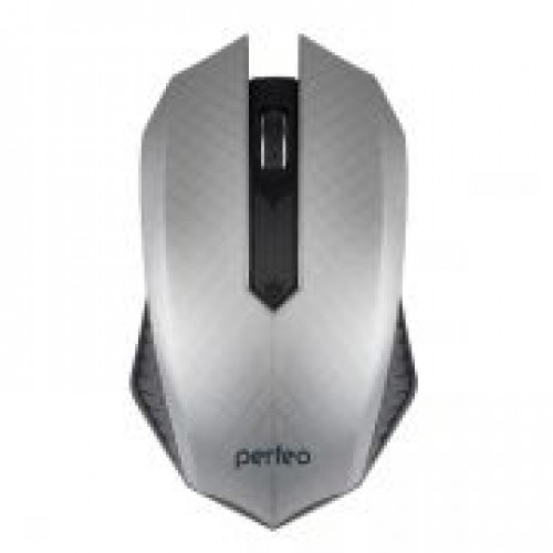 Мышь беспроводная Perfeo Switch, серебристая, USB (PF_A4501)