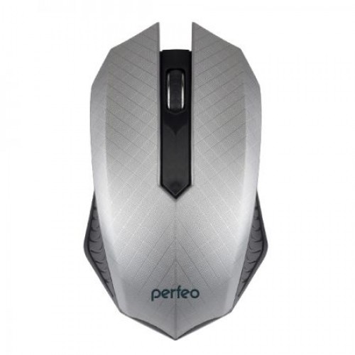 Мышь беспроводная Perfeo Switch, серебристая, USB (PF_A4501)