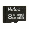 Карта памяти Micro SDHC 8Gb Netac P500 Class 10 без адаптера (NT02P500STN-008G-S)