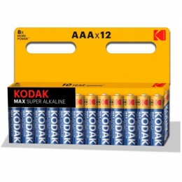 Батарейка AAA Kodak MAX LR03-12BL, Alkaline, 12шт, блистер