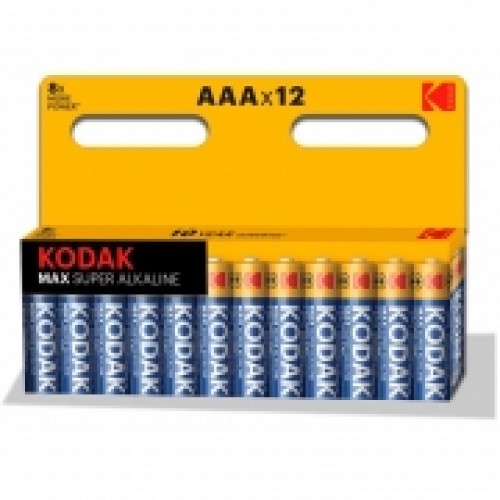 Батарейка AAA Kodak MAX LR03-12BL, Alkaline, 12шт, блистер