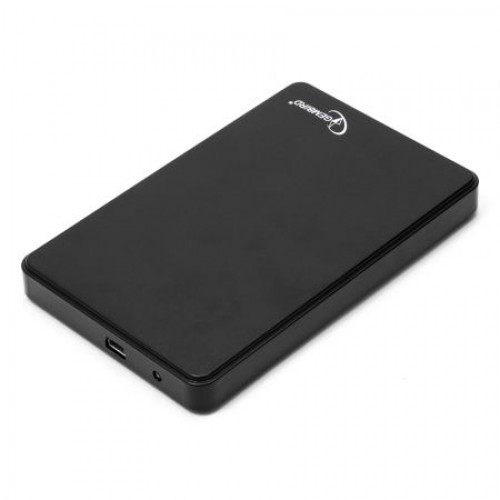 Внешний контейнер для 2.5 HDD S-ATA Gembird EE2-U2S-40P, черный, пластик, USB 2.0"