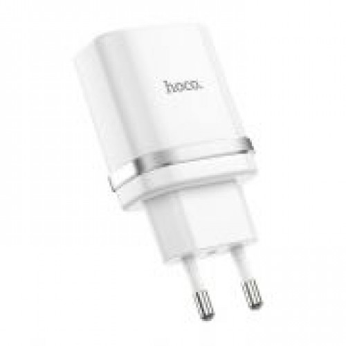 Зарядное устройство Hoco C12Q QC3.0 3А USB, белое