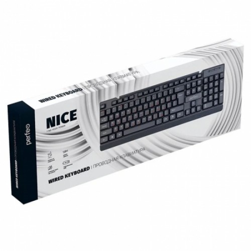 Клавиатура Perfeo NICE, черная, USB (PF_A4795)