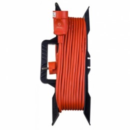 Удлинитель сетевой на рамке Perfeo УХз16-101, 16A, 20 м, 1 розетка, с заземл. , оранж. (PF_C3273)