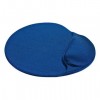 Коврик для мыши Defender Easy Work, с валиком, лайкра, синий, 260 x 225 x 5 мм (50916)