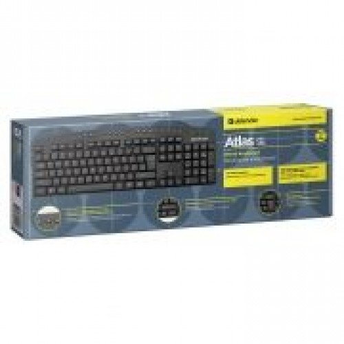 Клавиатура Defender Atlas HB-450, USB, мультимедиа, черная (45450)