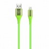 Кабель USB 2.0 Am=>Apple 8 pin Lightning, 1 м, салатовый, коробка, Smartbuy (iK-512ERGbox salad)