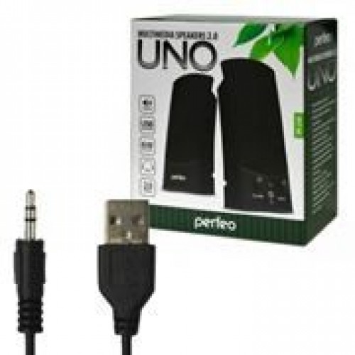 Колонки Perfeo Uno PF-210 Black, USB (PF_4392)