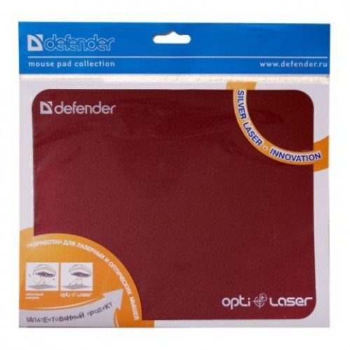 Коврик для мыши Defender Silver opti-laser (50410)