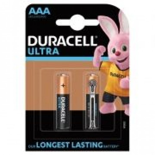 Батарейка AAA Duracell ULTRA POWER LR03-2BL, 2 шт, блистер