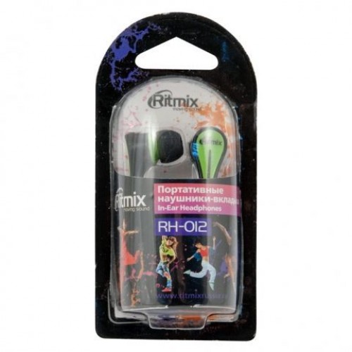 Наушники-вкладыши Ritmix RH-012 Black