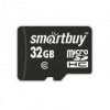 Карта памяти Micro SDHC 32Gb Smartbuy Class 10 без адаптера (SB32GBSDCL10-00LE)