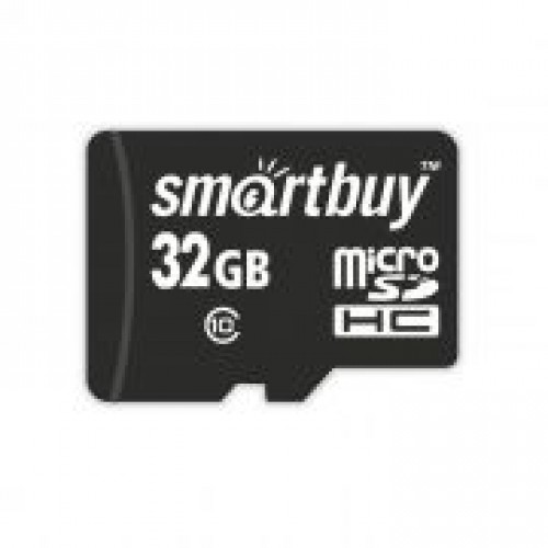 Карта памяти Micro SDHC 32Gb Smartbuy Class 10 без адаптера (SB32GBSDCL10-00LE)