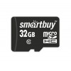Карта памяти Micro SDHC 32Gb Smartbuy Class 10 без адаптера (SB32GBSDCL10-00LE)