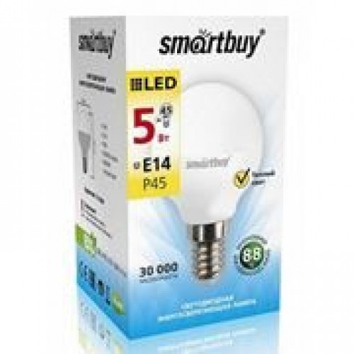 Светодиодная (LED) лампа Smartbuy P45 05W/3000/E14 (SBL-P45-05-30K-E14)