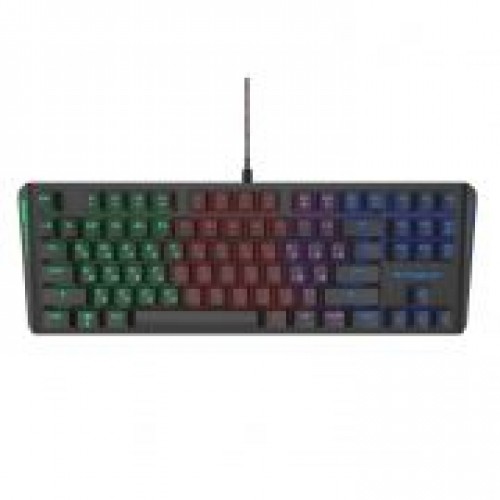 Клавиатура игровая Ritmix RKB-500 Antagonist, многоцветная подсветка, компактная, USB