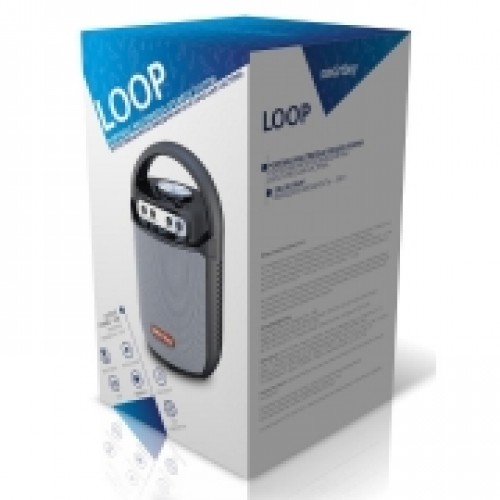 Bluetooth колонка Smartbuy Loop, 5 Вт, MP3, FM, подсветка, чёрная (SBS-5030)