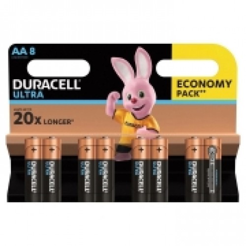 Батарейка AA Duracell ULTRA POWER LR6-8BL, 8 шт, блистер
