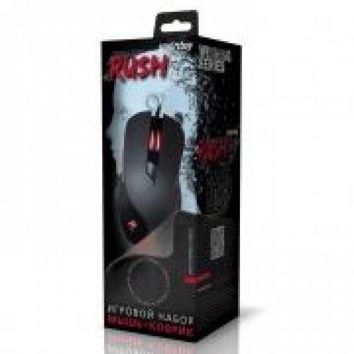 Мышь игровая Smartbuy RUSH 730 Black USB + коврик (SBM-730G-K)