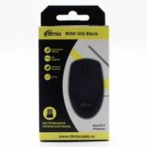 Мышь беспроводная Ritmix RMW-506 Black USB