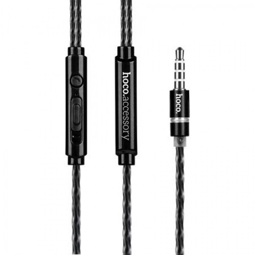 Гарнитура Hoco M18 Gesi Black, вставная