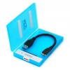 Внешний контейнер для 2.5 HDD S-ATA AgeStar 3UBCP1-6G, пластик, синий, USB 3.0"