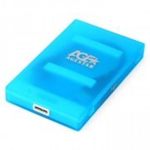 Внешний контейнер для 2.5 HDD S-ATA AgeStar 3UBCP1-6G, пластик, синий, USB 3.0"
