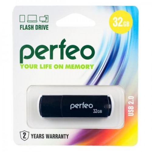 32Gb Perfeo C05 Black USB 2.0 (PF-C05B032)
