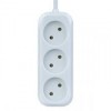 Удлинитель сетевой Perfeo RU Power Р16-012, 3 розетки, 5 м, 10А/2.2кВт, без заземл., белый