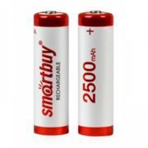 Аккумулятор AA Smartbuy HR6-2BL 2500мА/ч Ni-Mh, 2шт, блистер (SBBR-2A02BL2500)