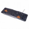 Клавиатура Ritmix RKB-152 USB Black/Orange