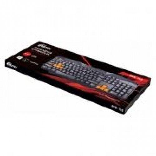 Клавиатура Ritmix RKB-152 USB Black/Orange
