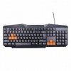 Клавиатура Ritmix RKB-152 USB Black/Orange