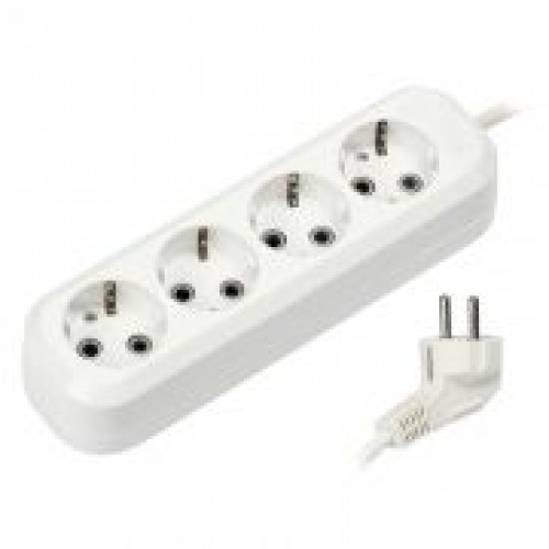 Удлинитель сетевой Smartbuy, 4 розетки, 5 м, 16А/3.5кВт заземление (SBE-16-4-05-Z)