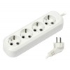 Удлинитель сетевой Smartbuy, 4 розетки, 5 м, 16А/3.5кВт заземление (SBE-16-4-05-Z)