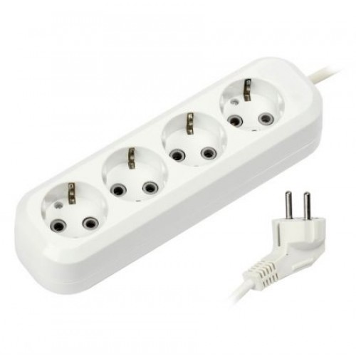 Удлинитель сетевой Smartbuy, 4 розетки, 5 м, 16А/3.5кВт заземление (SBE-16-4-05-Z)