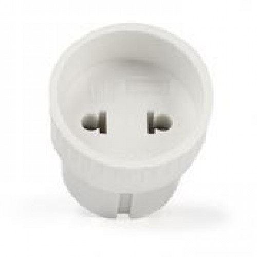 Переходник 220В с вилки EU/US в RU, 6А, белый, Smartbuy (SBE-06-S05-w)