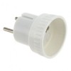 Переходник 220В с вилки EU/US в RU, 6А, белый, Smartbuy (SBE-06-S05-w)