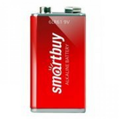 Батарейка 9V Smartbuy 6LR61/1B, щелочная, блистер (SBBA-9V01B)