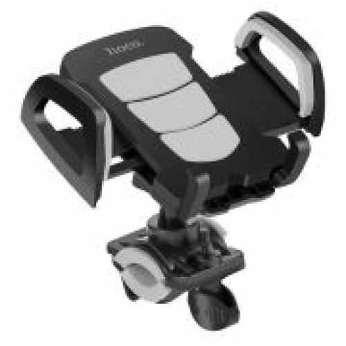 Держатель велосипедный для смартфона до 7, на руль или штангу, серый, Hoco CA14"