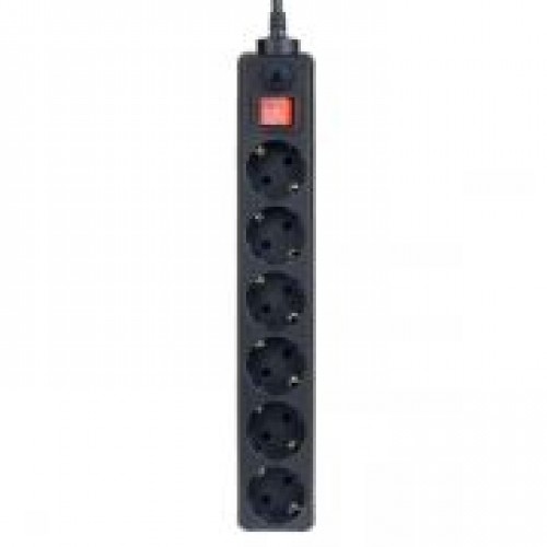 Сетевой фильтр Perfeo POWER+ PF-PP-6/3,0-B, 3 м, 6 розеток, черный (PF_A4672)
