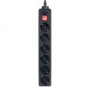 Сетевой фильтр Perfeo POWER+ PF-PP-6/3,0-B, 3 м, 6 розеток, черный (PF_A4672)