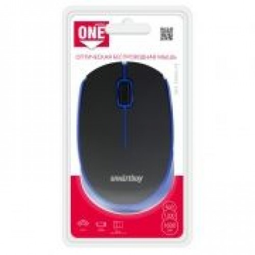 Мышь беспроводная Smartbuy ONE 368 Black/Blue USB (SBM-368AG-KB)