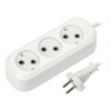 Удлинитель сетевой Smartbuy, 3 розетки, 7 м, 10А/2.2кВт без заземления (SBE-10-3-07-N)