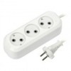 Удлинитель сетевой Smartbuy, 3 розетки, 7 м, 10А/2.2кВт без заземления (SBE-10-3-07-N)