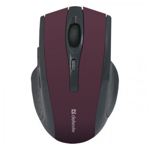 Мышь беспроводная Defender MM-665 Accura, красная (52668)