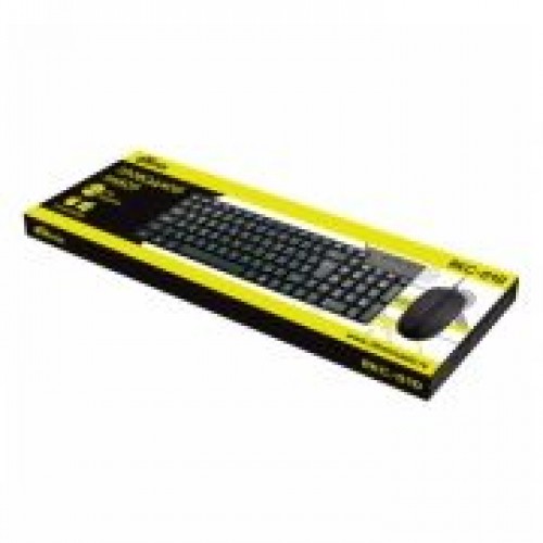 Комплект Ritmix RKC-010 Black, проводные клавиатура и мышь