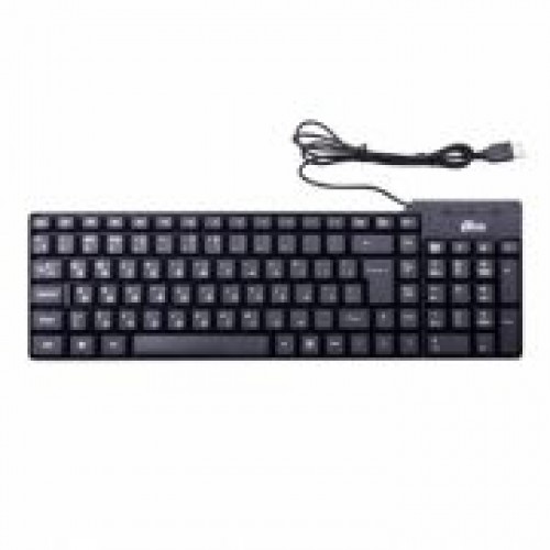 Комплект Ritmix RKC-010 Black, проводные клавиатура и мышь